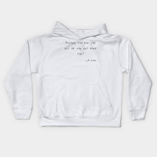 Either You Run The Day Or The Day Runs You. Kids Hoodie